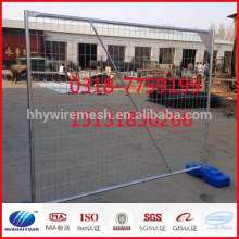 hot dipped galvanized remove fencing pvc coated temporary barrier fecne 2016